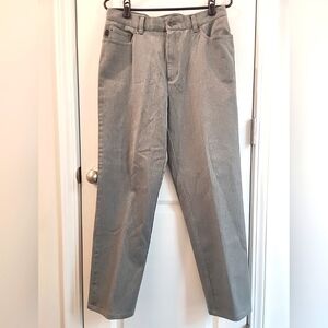 Lauren Jeans Co Ralph Fits Like An 8 Women 10 Grey Comfort Casual Preppy NWOT
